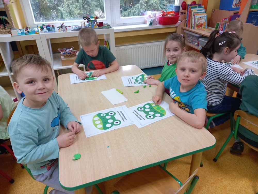 Kolorowy dzień w przedszkolu - zielony