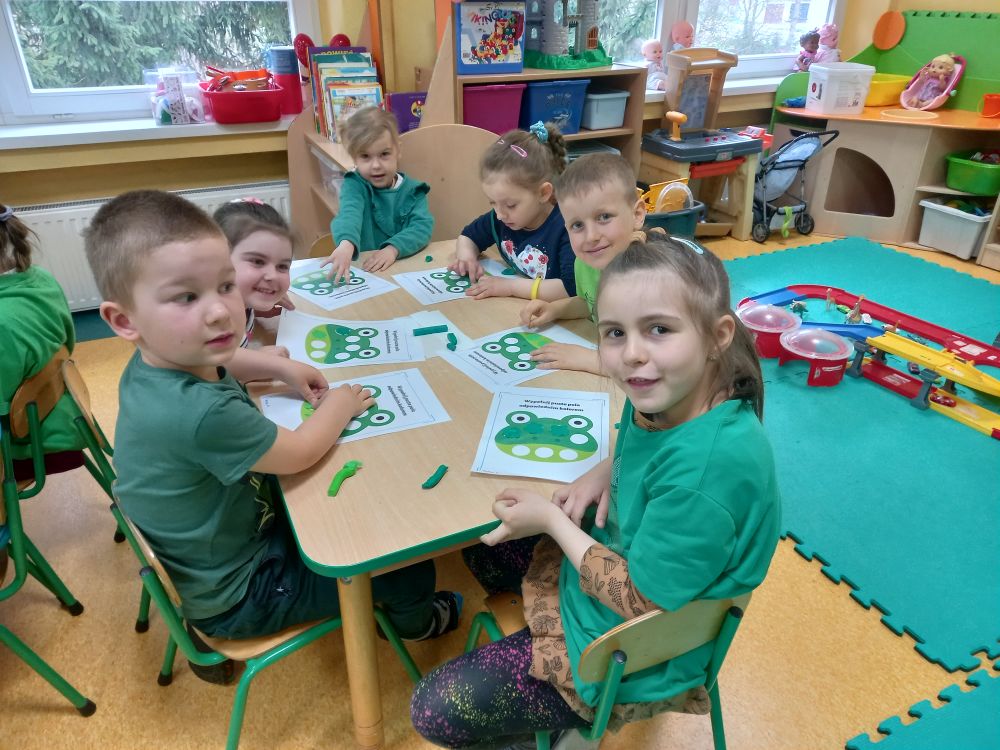 Kolorowy dzień w przedszkolu - zielony